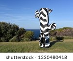 Small photo of Sydney, Australia - Oct 23, 2018. Christabel Wigley: Invisible. Sculpture by the Sea along the Bondi to Coogee coastal walk is the world largest free to the public sculpture exhibitions.