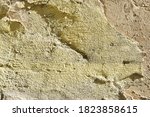 Small photo of grey lithoidal background of old plaster