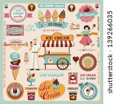 collection of ice cream design... | Shutterstock .eps vector #139266035