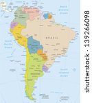 south america highly detailed... | Shutterstock .eps vector #139266098