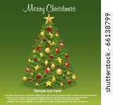 christmas tree. vector | Shutterstock .eps vector #66138799