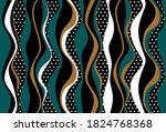 seamless abstract striped wavy... | Shutterstock .eps vector #1824768368