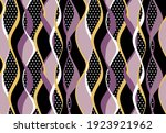 seamless abstract striped  wavy ... | Shutterstock .eps vector #1923921962