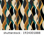 seamless abstract wavy striped... | Shutterstock .eps vector #1924301888