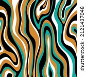 seamless abstract wave line on... | Shutterstock .eps vector #2121437048