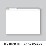 browser window. web browser... | Shutterstock .eps vector #1442192198