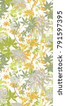 spring chrysanthemum yellow... | Shutterstock .eps vector #791597395