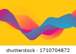 abstract wavy background with... | Shutterstock .eps vector #1710704872