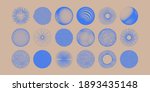 spheres formed by many dots or... | Shutterstock .eps vector #1893435148