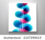 abstract background. spiral. 3d ... | Shutterstock .eps vector #2147390015