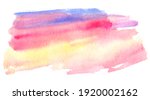 abstract sunrise watercolor... | Shutterstock . vector #1920002162