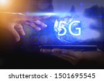 technology develops networking... | Shutterstock . vector #1501695545