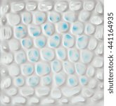 Small photo of Background of white light smooth transparent porcelain cell surface resembling organic structure shut with very soft focus
