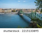 Liberty Bridge and Danube River - Budapest, Hungary