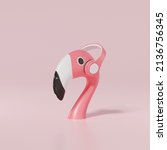 Flamingo Inflatable Head And...