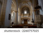 Small photo of Villegas, Burgos, Spain. February 10, 2023. Interior of the Gothic church of Villegas, Burgos, Spain.