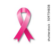 pink satin ribbon symbol of... | Shutterstock .eps vector #509754838