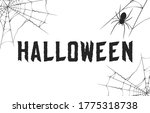 halloween party invitation and... | Shutterstock .eps vector #1775318738