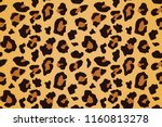 leopard seamless pattern.... | Shutterstock .eps vector #1160813278