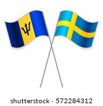 barbadian and swedish crossed... | Shutterstock .eps vector #572284312