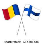 chadian and finnish crossed... | Shutterstock .eps vector #615481538