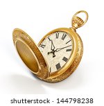 Vintage Watch Isolated On A...