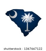 territory of South Carolina state isolated from other states of USA