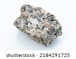 granite igneous isolated over white background
