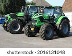 Small photo of Deutz-Fahr tractors for sale at Hecker Landtechnik in Langenberg, Westphalia, Germany, 07-25-2021