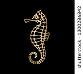 Stylized Graphic Seahorse....