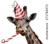 Funny Giraffe Party Animal...