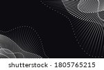 wave rhythm dot line elements... | Shutterstock .eps vector #1805765215