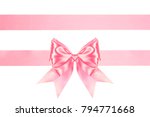 set of elegant gold silk ribbon ... | Shutterstock . vector #794771668