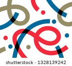 cute line design pattern | Shutterstock .eps vector #1328139242