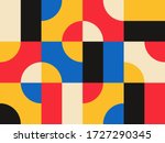 abstract vector geometric... | Shutterstock .eps vector #1727290345