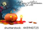 halloween design background.all ... | Shutterstock .eps vector #445940725