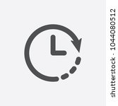clock icon. timer icon.... | Shutterstock .eps vector #1044080512
