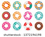 Inflatable Rubber Rings Set...