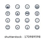 smile icons | Shutterstock .eps vector #170989598