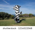 Small photo of SYDNEY, AUSTRALIA. – On October 23, 2018 – "Invisible" is a sculptural artwork by Christabel Wigley at the Sculpture by the Sea annual events free to the public sculpture exhibition at Bondi beach.