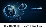 Crypto currency,crypto currency coin. International stock exchange. 