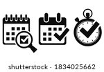 right time vector icons set... | Shutterstock .eps vector #1834025662