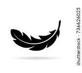Feather Vector Icon Isolated On ...