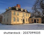 Small photo of LEXINGTON, MA â€“ DECEMBER 21: The Buckman Tavern, in Lexington, Massachusetts, is one of the few lasting witnesses to the opening salvos of the American Revolution December 21, 2019 in Lexington, MA