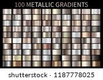 metallic  bronze  silver  gold  ... | Shutterstock .eps vector #1187778025