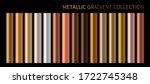 metallic gold  bronze  silver... | Shutterstock .eps vector #1722745348