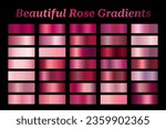 pink gradients vector set....