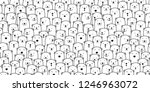 bear seamless pattern vector... | Shutterstock .eps vector #1246963072