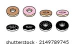 donut vector icon bakery bake... | Shutterstock .eps vector #2149789745