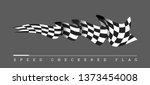 checkered race flag vector... | Shutterstock .eps vector #1373454008